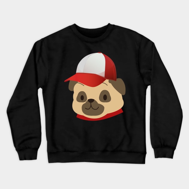 Cute Dogface Crewneck Sweatshirt by Pris25